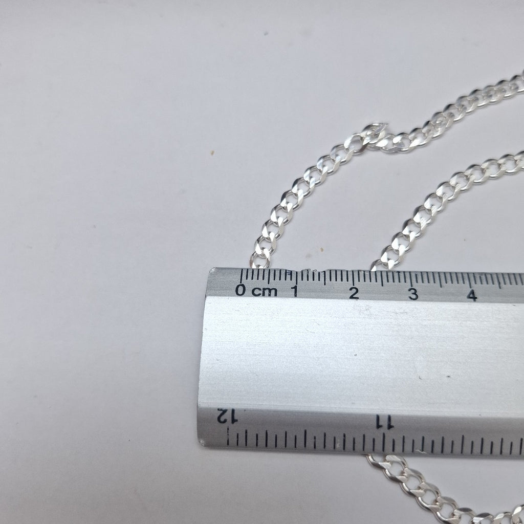 CADENA TEJIDO BARBADO PLATA .925 60 CM 13.2 GR (NUEVO)