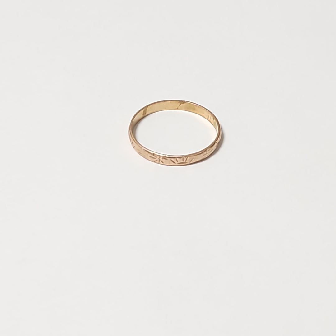 ANILLO ORO 10 K 1,10 GRMS (SEMINUEVO)