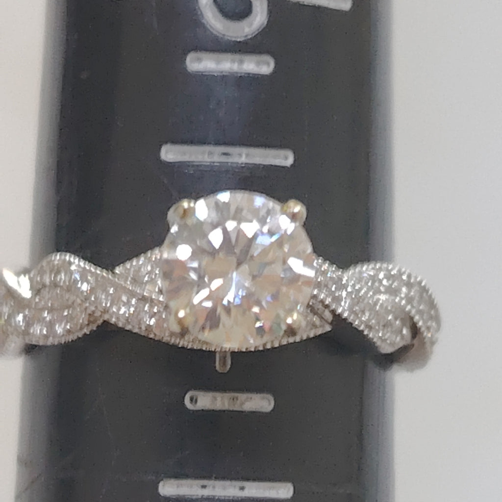 ANILLO ORO BLANCO 14 K 3,90 GRMS (SEMINUEVO)