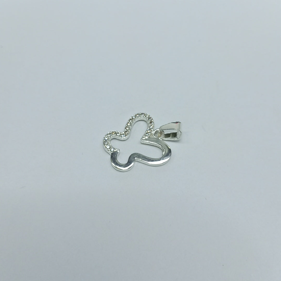DIJE MARIPOSA C/CIRCONIAS PLATA .925 2.4 GR (NUEVO)