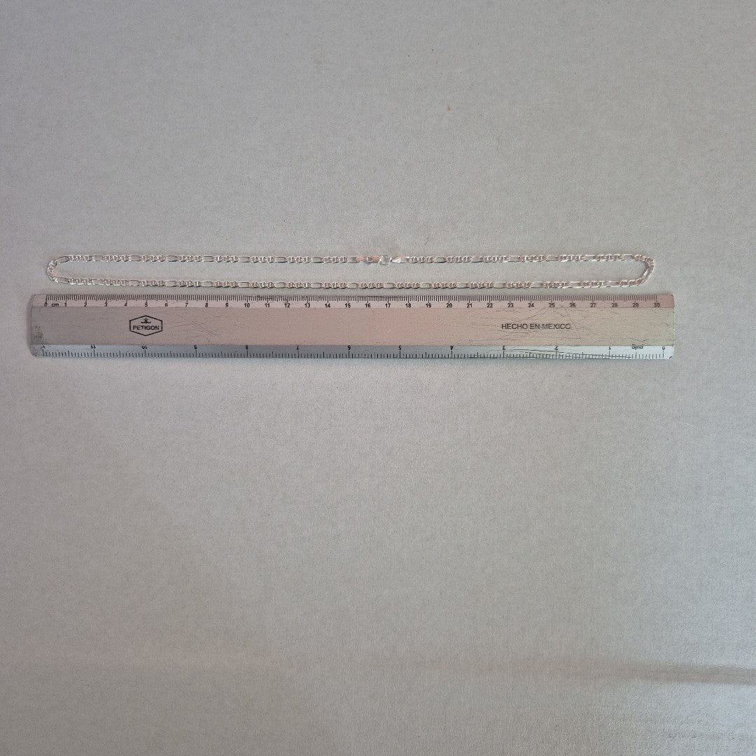 CADENA TEJIDO 3X1 PLATA .925 60 CM 8.5 GR (NUEVO)