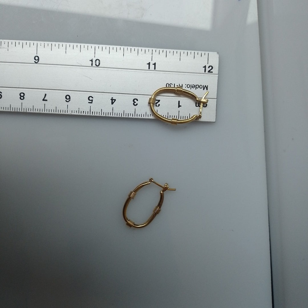 ARRACADAS PAR ORO 14 K 3.2 GRMS (SEMINUEVO)