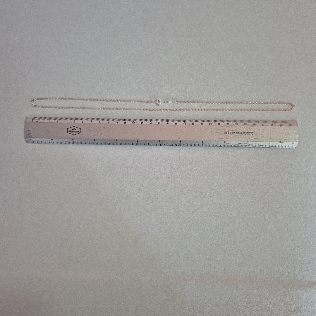 CADENA TEJIDO ESPEJO PLATA .925 60 CM 4.4 GR (NUEVO)