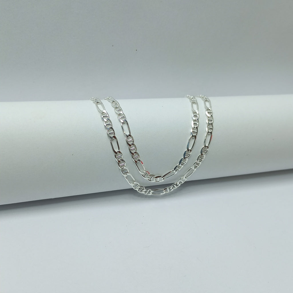 CADENA TEJIDO 3X1 PLATA .925 60 CM 8.4 GR (NUEVO)