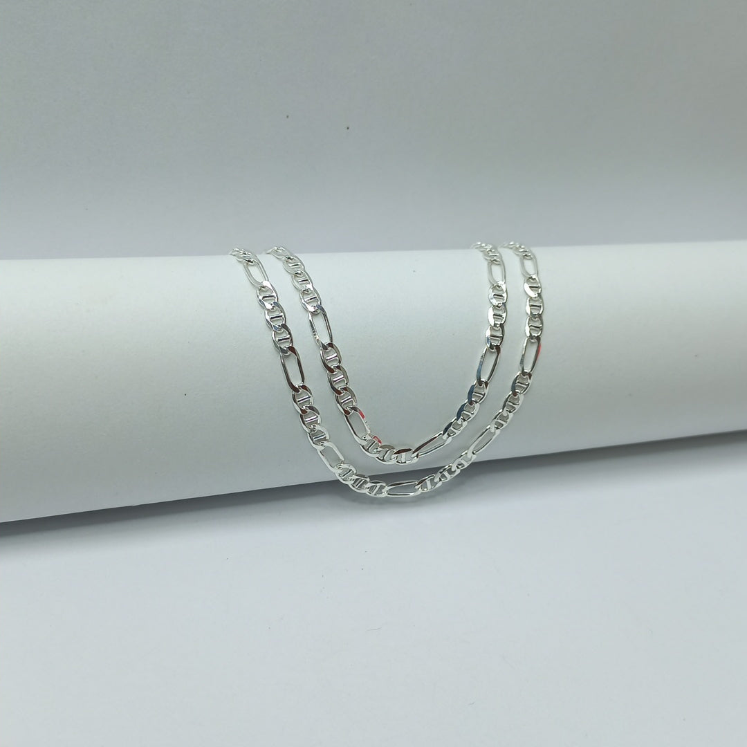 CADENA TEJIDO 3X1 PLATA .925 60 CM 8.4 GR (NUEVO)