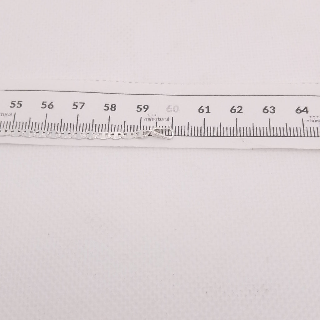 CADENA TEJIDO ESPEJO PLATA .925 60 CM 4.3 GR (NUEVO)