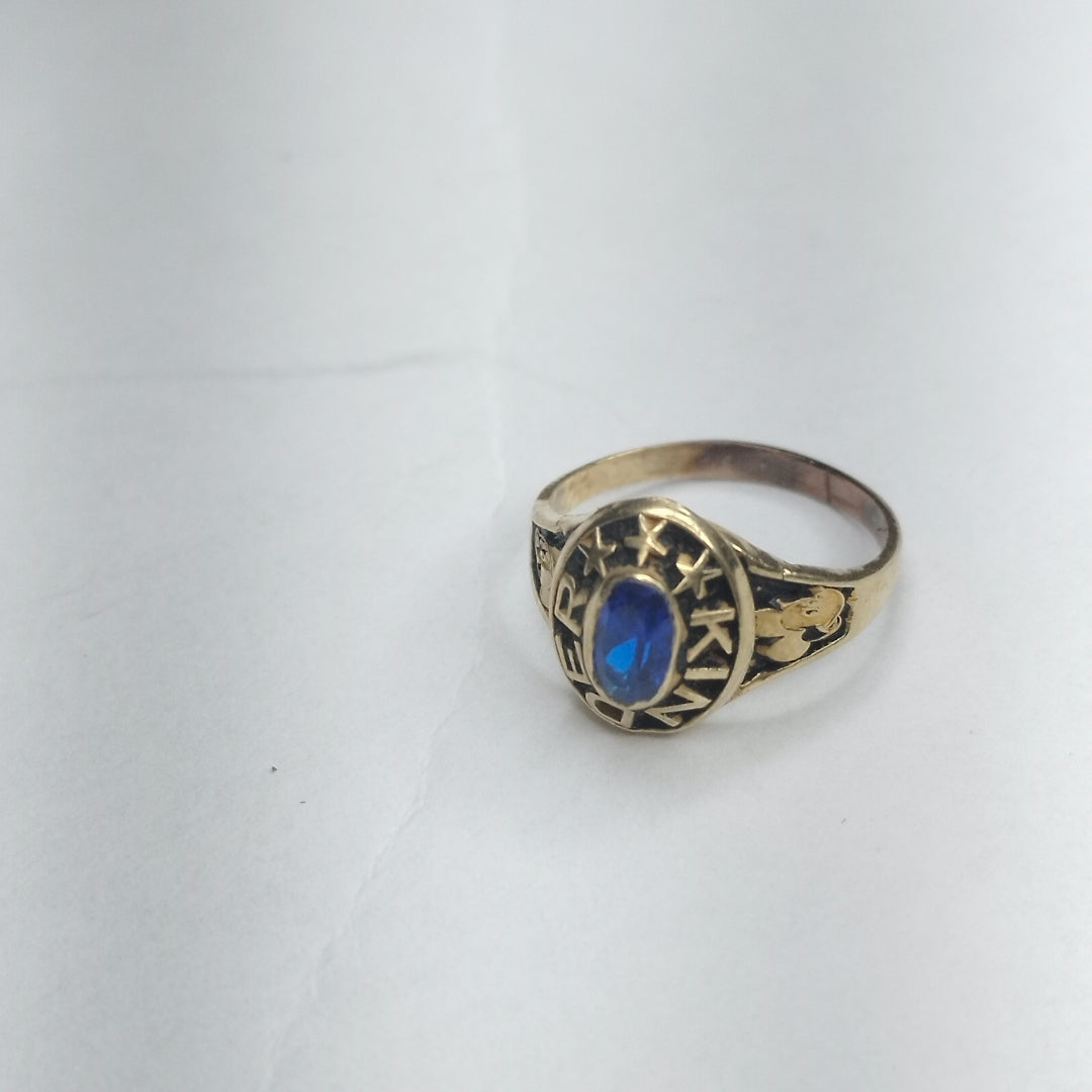 ANILLO DE GRADUACIÓN ORO 10 K 1,80 GRMS (SEMINUEVO)