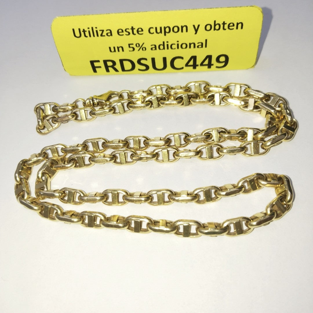 CADENA ORO 14 K 24.3 GRMS (SEMINUEVO)