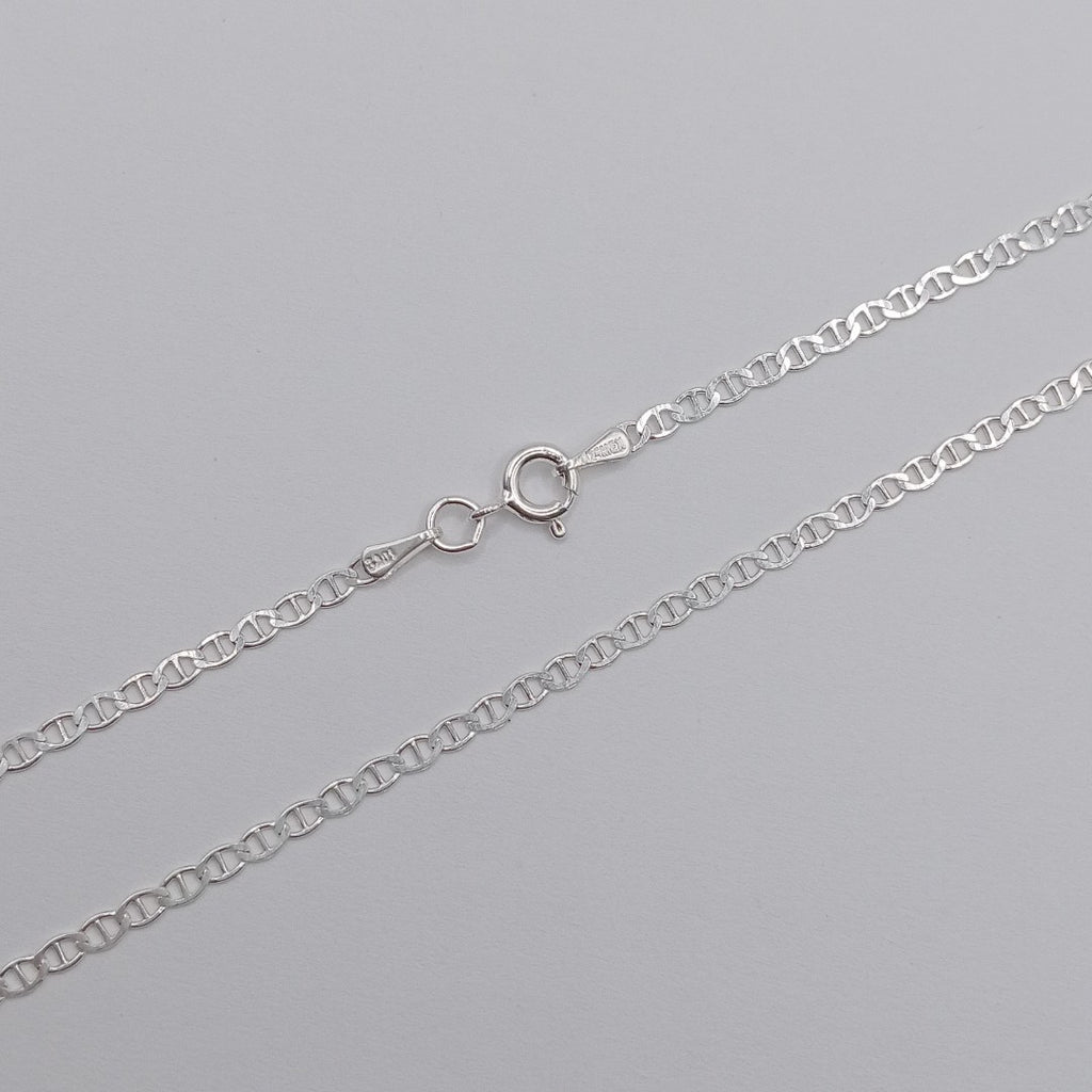 CADENA TEJIDO GUCHI PLATA .925 60 CM 3.8 GR (NUEVO)