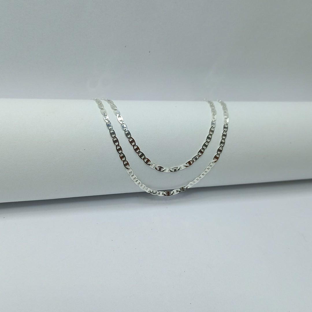 CADENA TEJIDO ESPEJO PLATA .925 60 CM 4.2 GR (NUEVO)