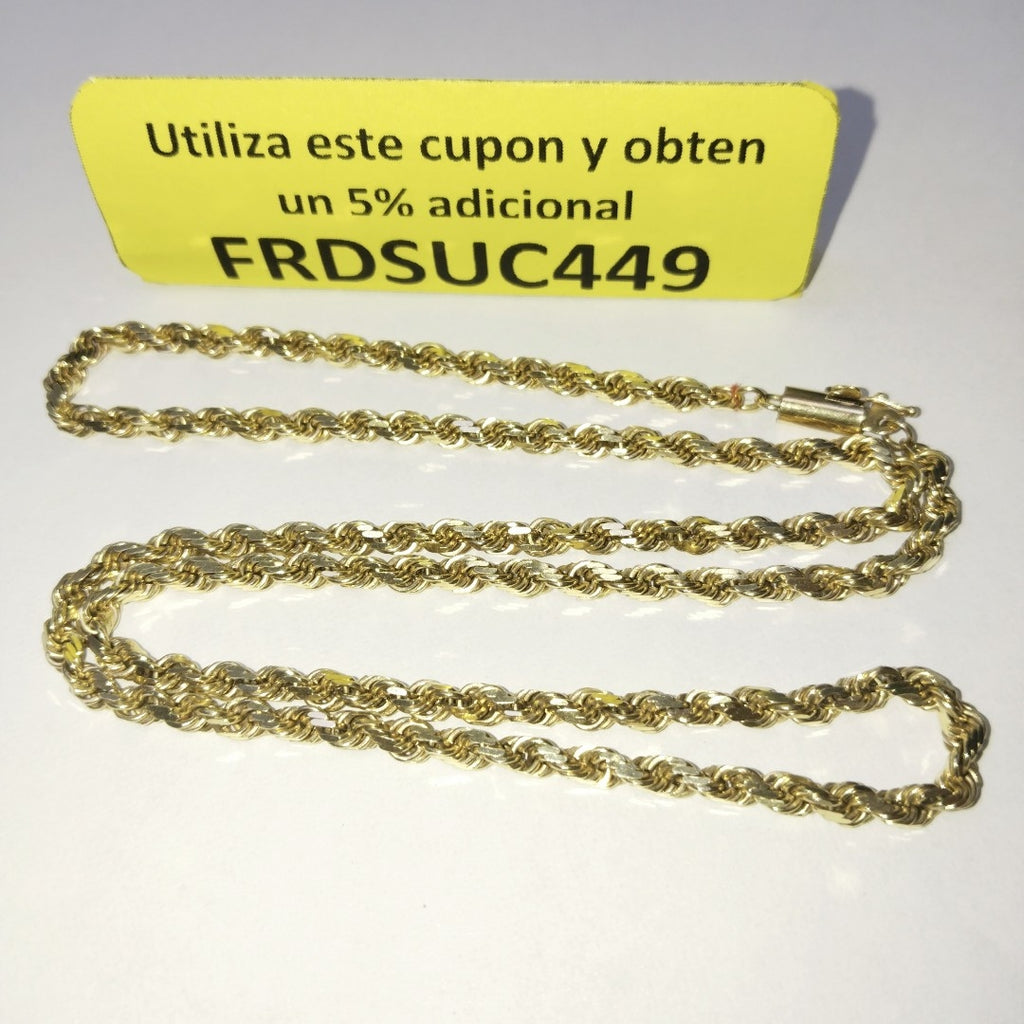 CADENA ORO 14 K 24 GRMS (SEMINUEVO)