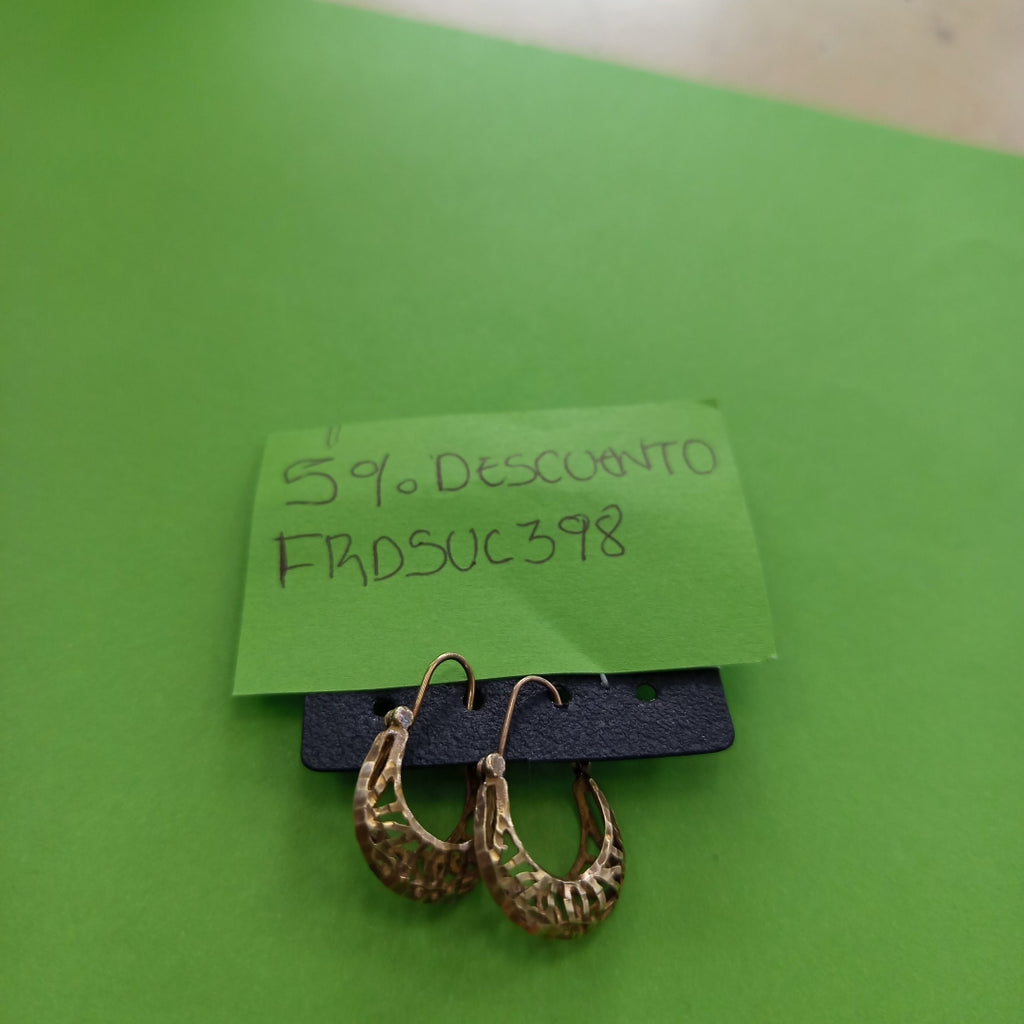 ARRACADAS PAR ORO 8 K 2,10 GRMS (SEMINUEVO)