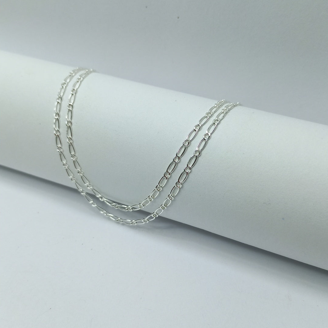 CADENA TEJIDO 1X1 PLATA .925 55 CM 3.3 GR (NUEVO)