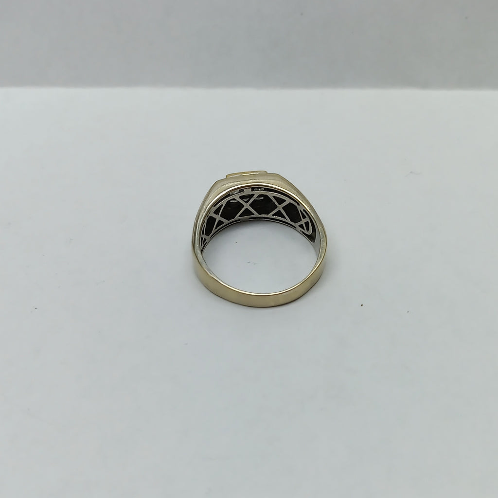 ANILLO ORO BLANCO 18 K 9.3 GRMS (SEMINUEVO)