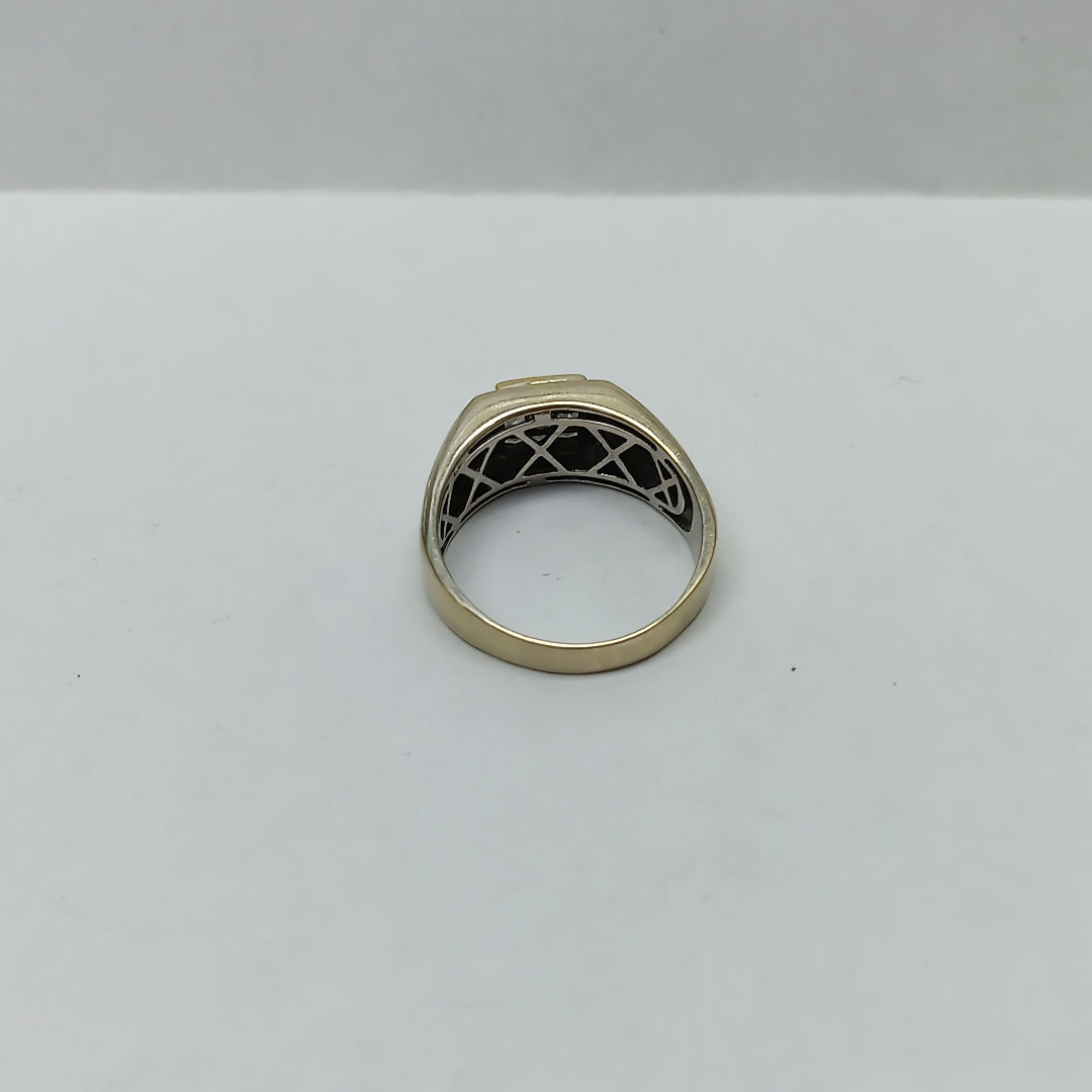 ANILLO ORO BLANCO 18 K 9.3 GRMS (SEMINUEVO)