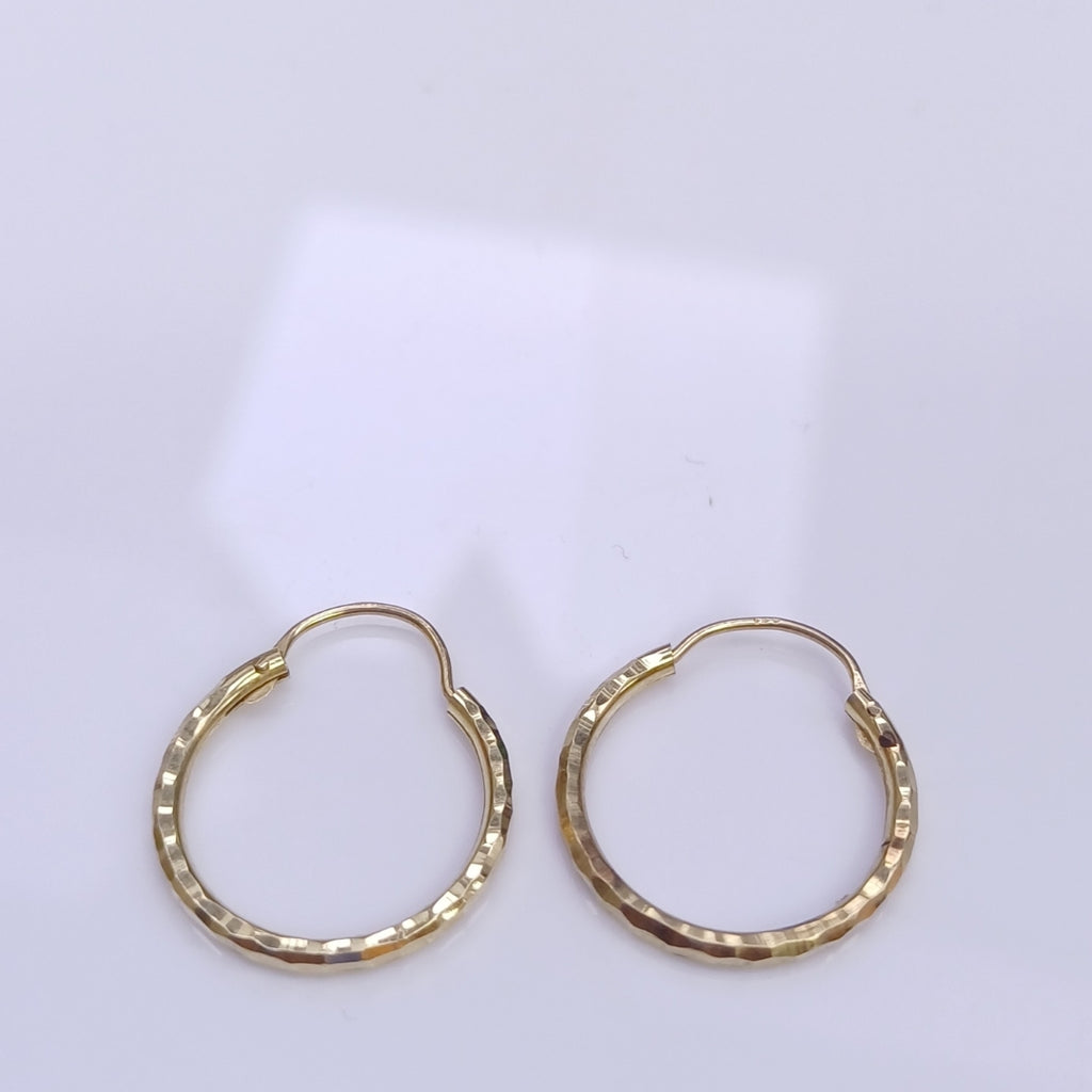 ARRACADAS PAR ORO 14 K 1.8 GRMS (SEMINUEVO)