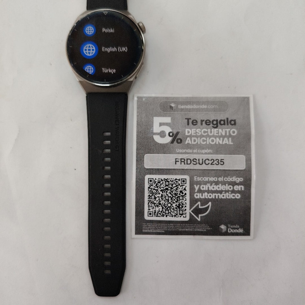 SMARTWATCH HUAWEI WATCH GT 3 PRO ODN-B19 46 MM GPS (SEMINUEVO)