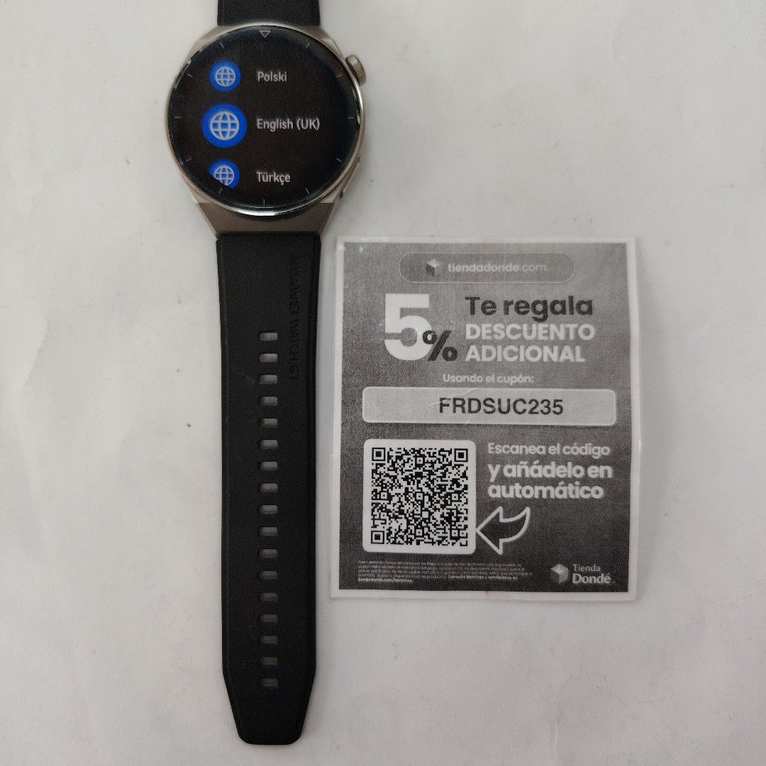 SMARTWATCH HUAWEI WATCH GT 3 PRO ODN-B19 46 MM GPS (SEMINUEVO)