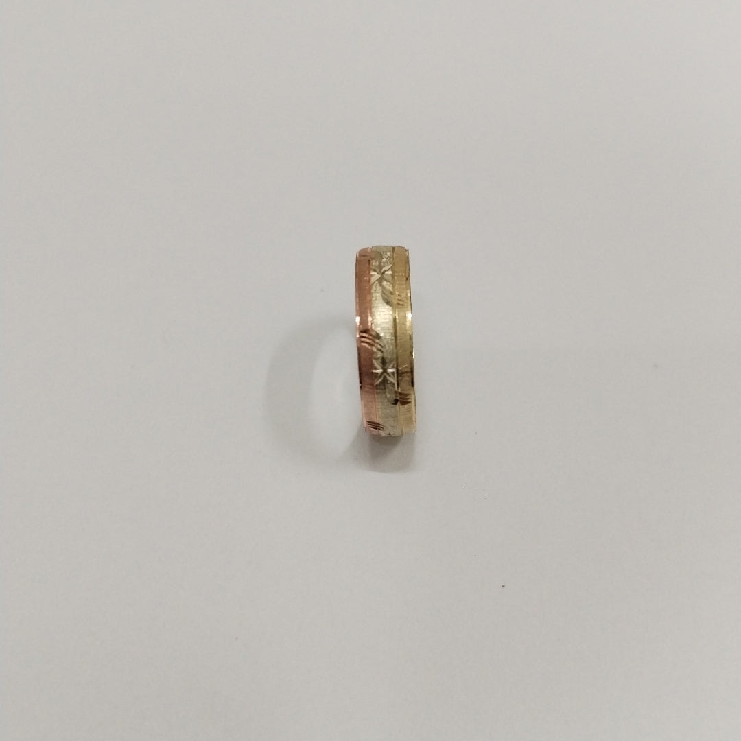 ARGOLLA ORO, ORO COMBINADO 10 K 1.7 GRMS (SEMINUEVO)