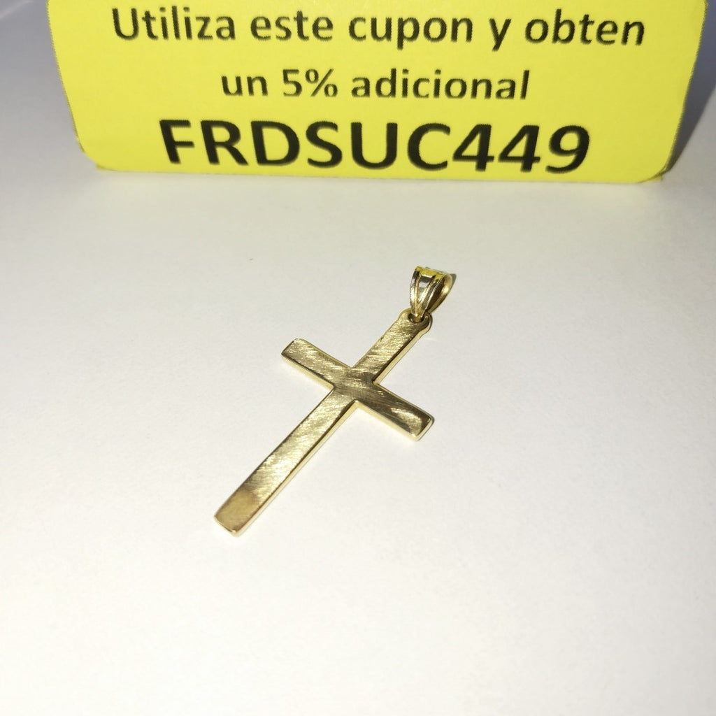 CRUZ, DIJE ORO 14 K 3.2 GRMS (SEMINUEVO)