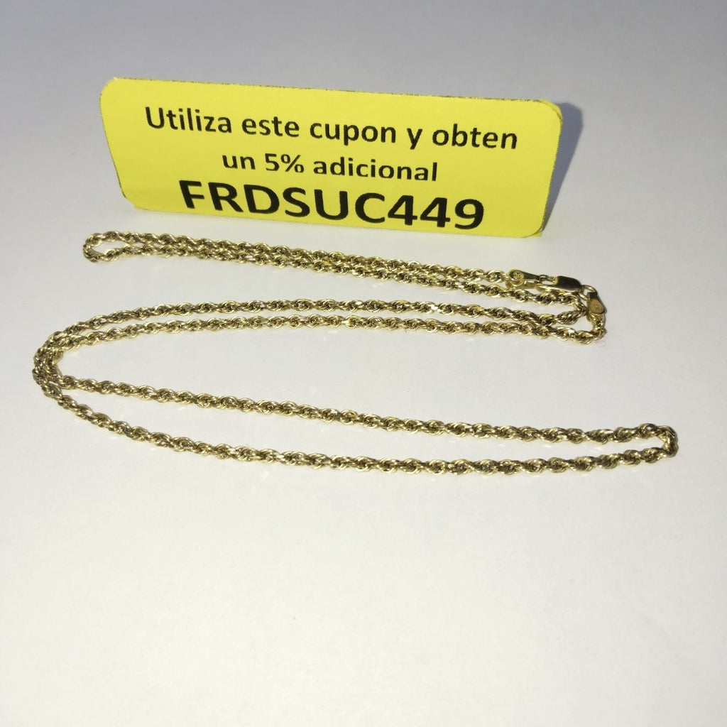 CADENA ORO 14 K 9.2 GRMS (SEMINUEVO)