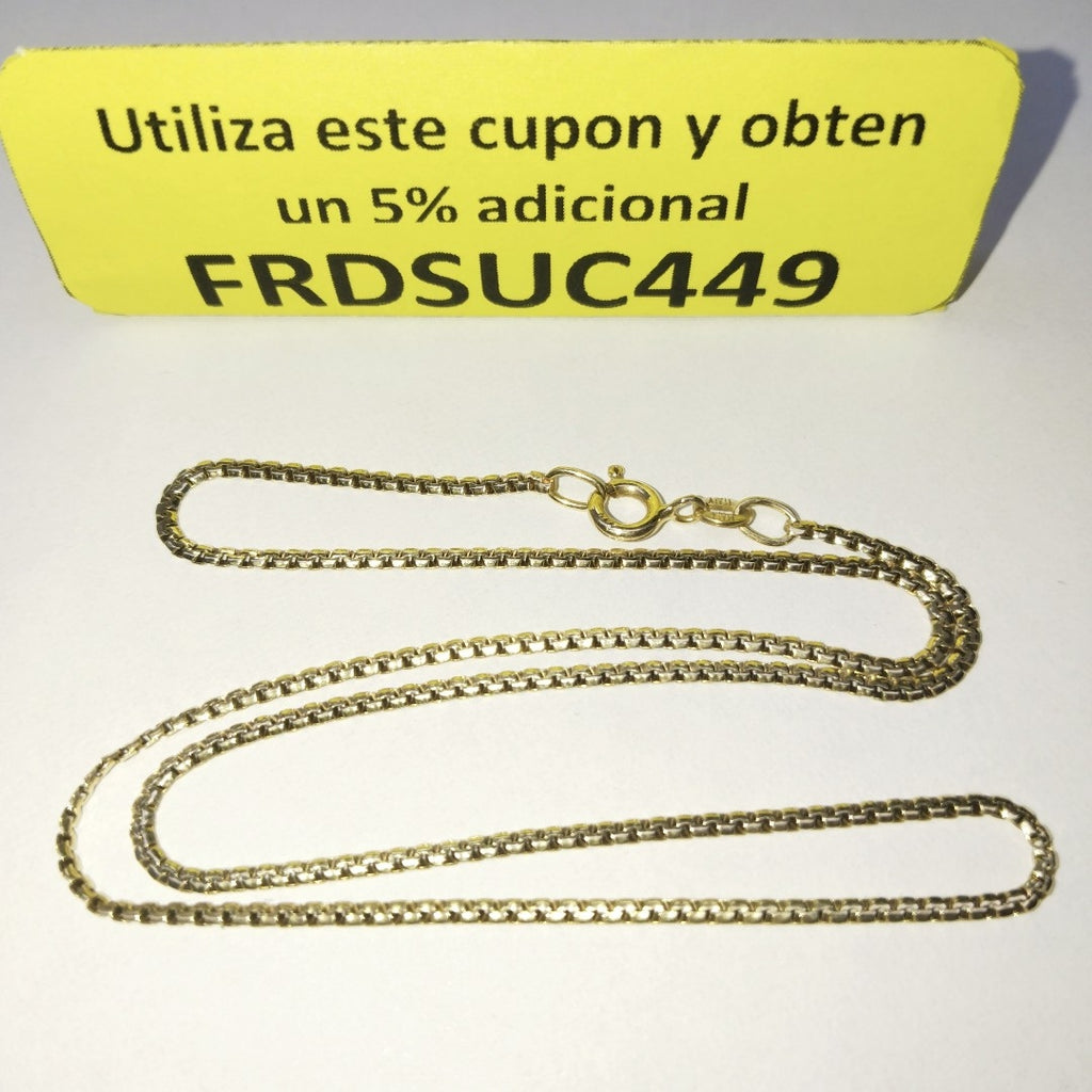 CADENA ORO 14 K 4.8 GRMS (SEMINUEVO)