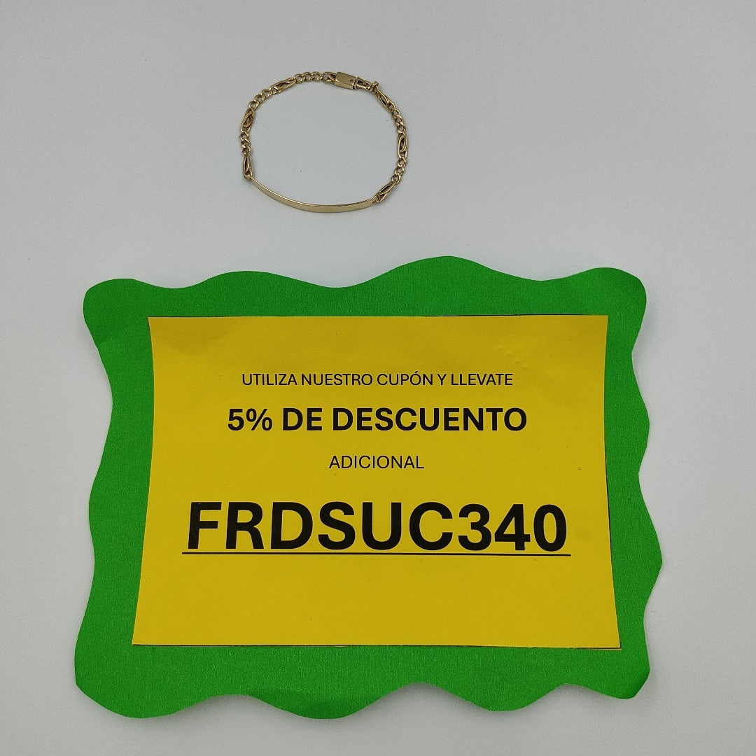 ESCLAVA ORO 14 K 7,20 GRMS (SEMINUEVO)