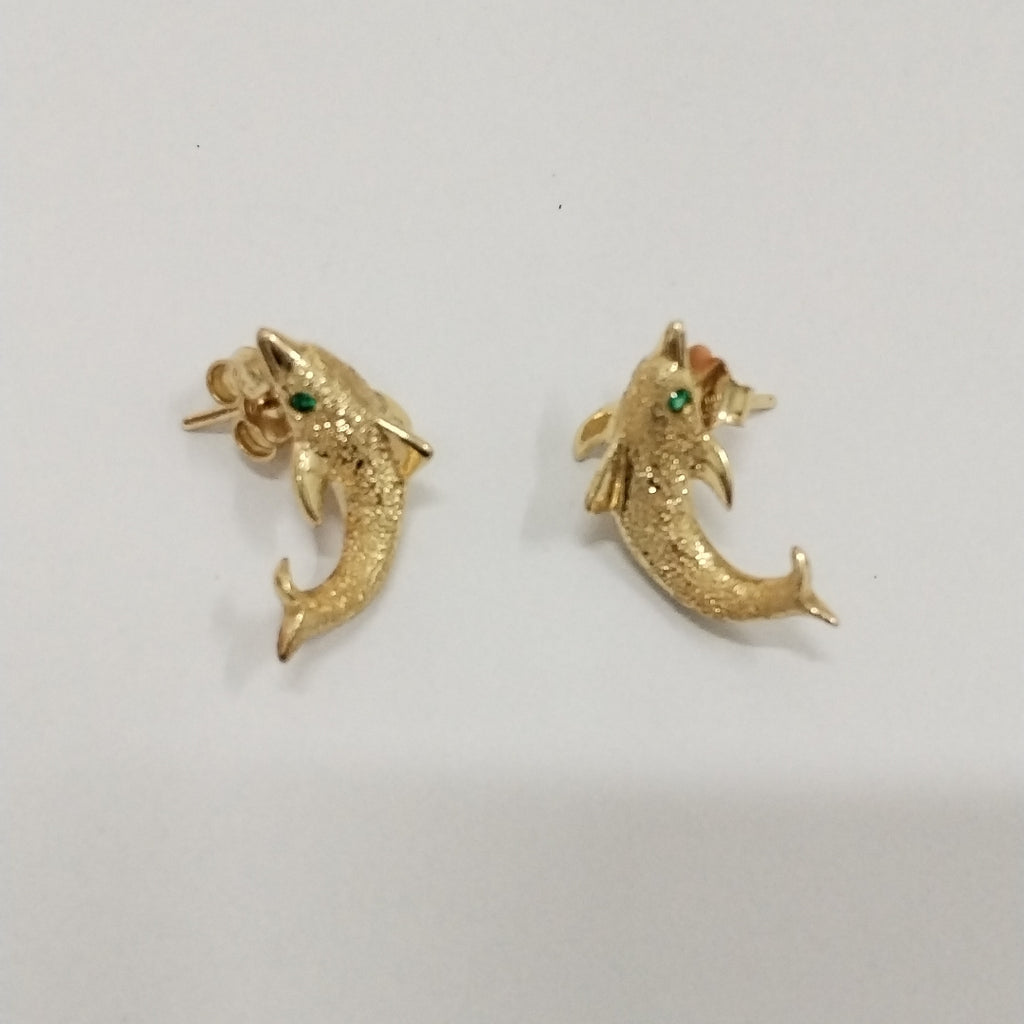ARETES PAR ORO 14 K 3.6 GRMS (SEMINUEVO)