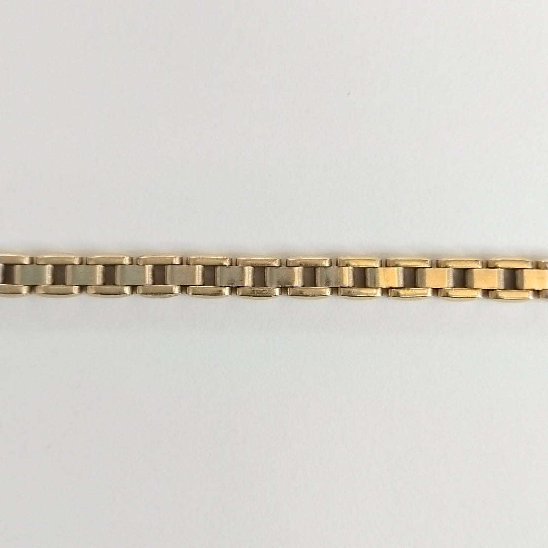 PULSERA ORO, ORO COMBINADO 14 K 13.3 GRMS (SEMINUEVO)