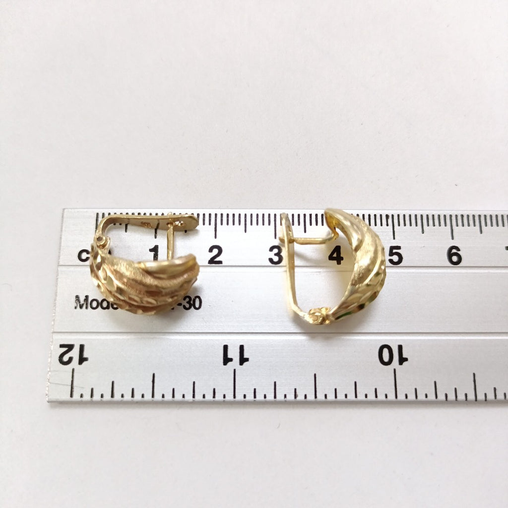 ARETES PAR ORO 14 K 6,90 GRMS (SEMINUEVO)