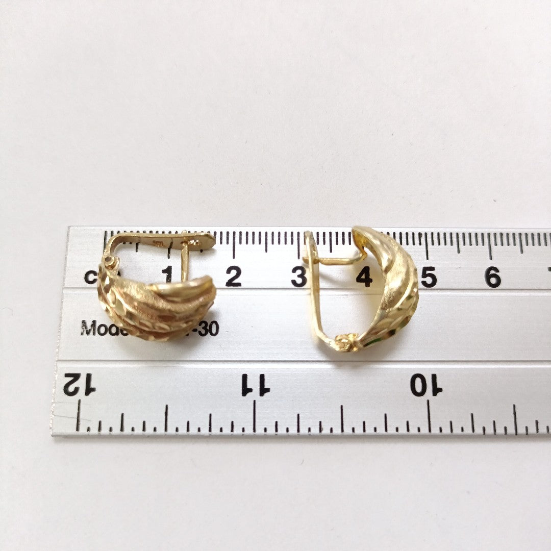 ARETES PAR ORO 14 K 6,90 GRMS (SEMINUEVO)