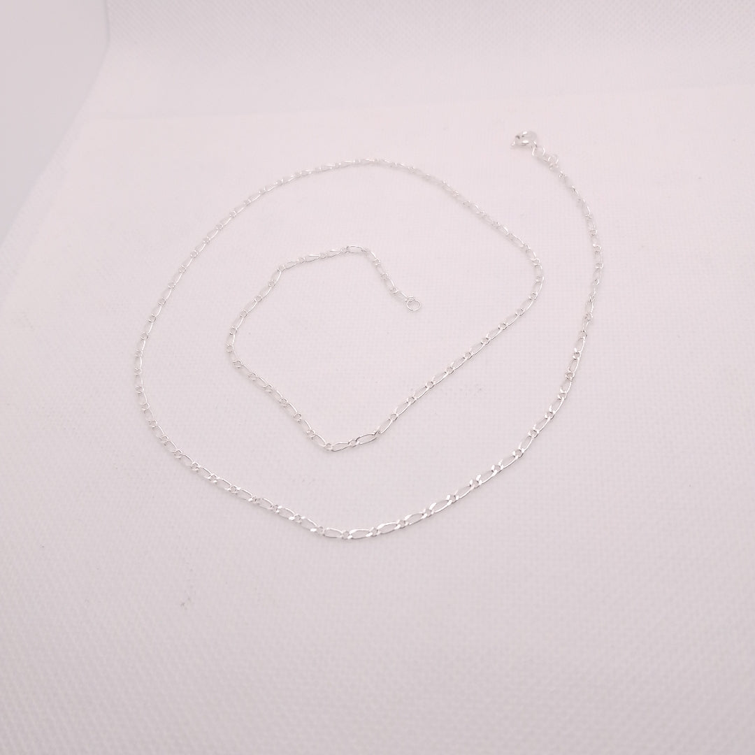 CADENA TEJIDO 1X1 PLATA .925 55 CM 3.2 GR (NUEVO)