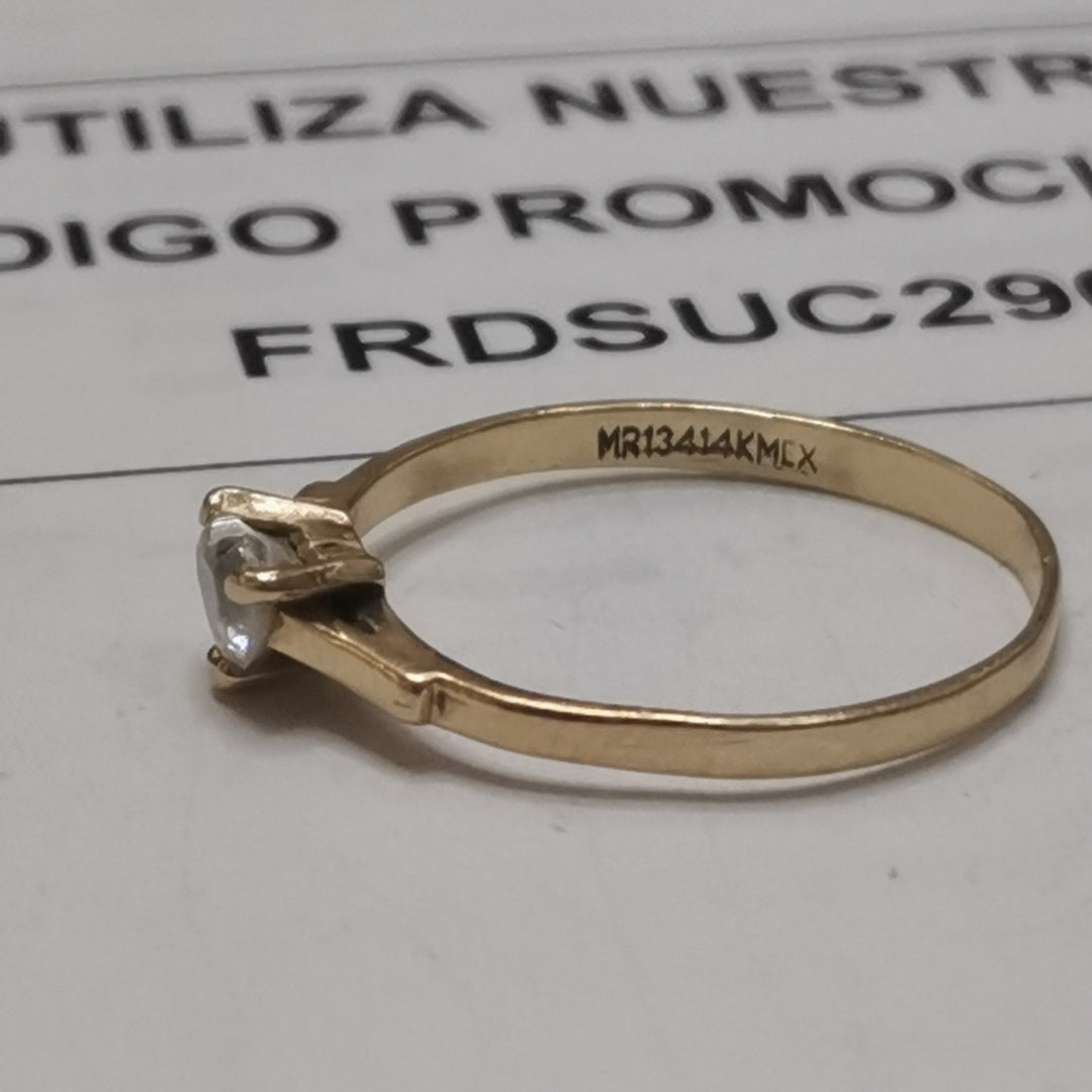 ANILLO ORO 14 K 1.5 GRMS (SEMINUEVO)