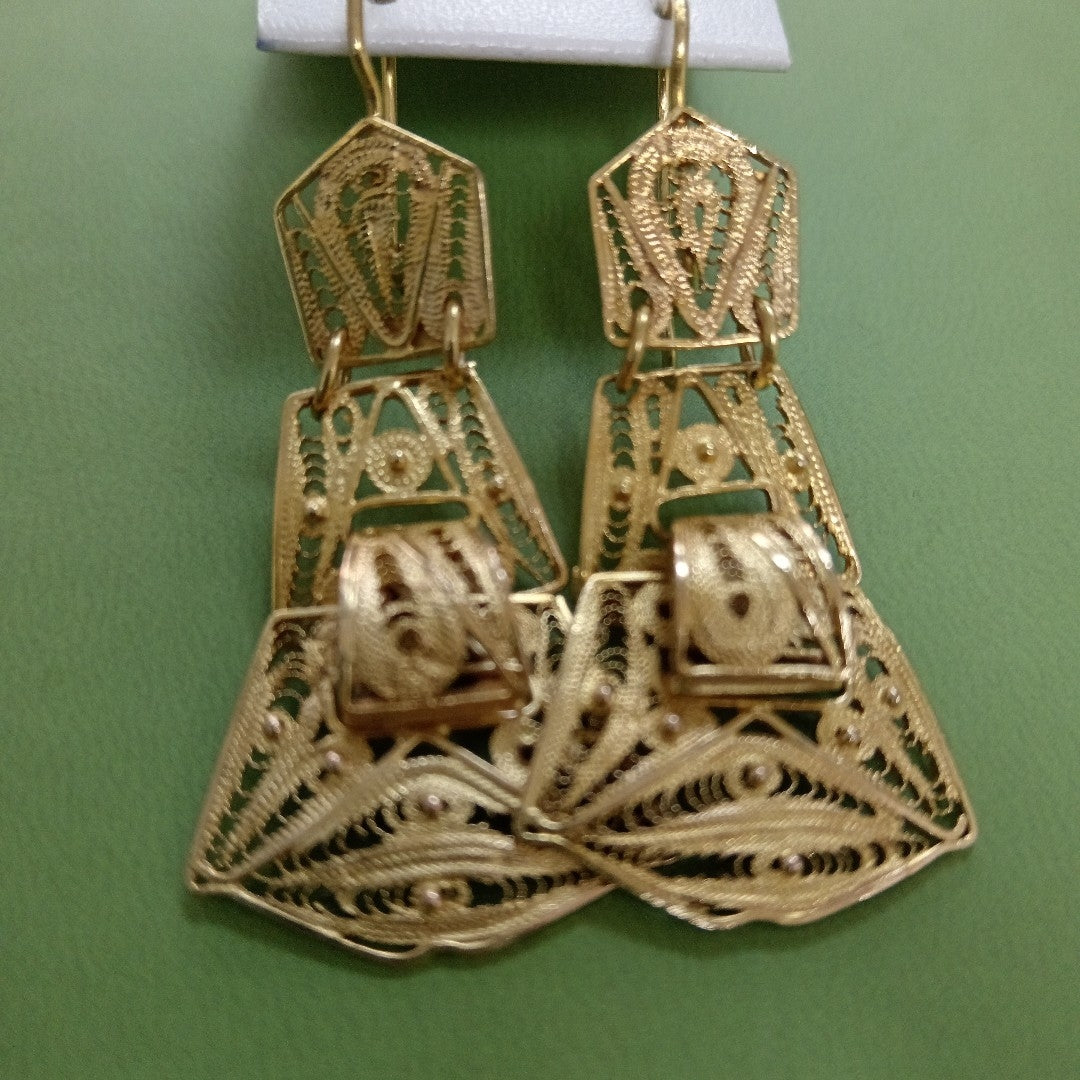 ARETES PAR ORO 8 K 9,40 GRMS (SEMINUEVO)