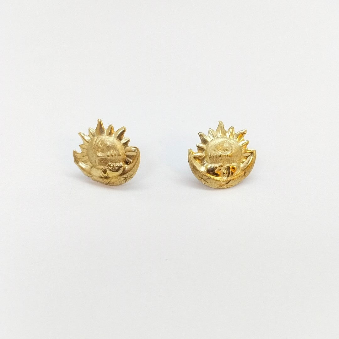 BROQUELES PAR ORO 14 K 1.1 GRMS (SEMINUEVO)