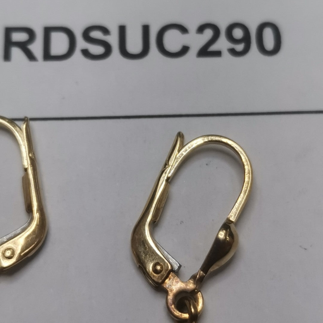 ARETES PAR ORO 14 K 3.7 GRMS (SEMINUEVO)