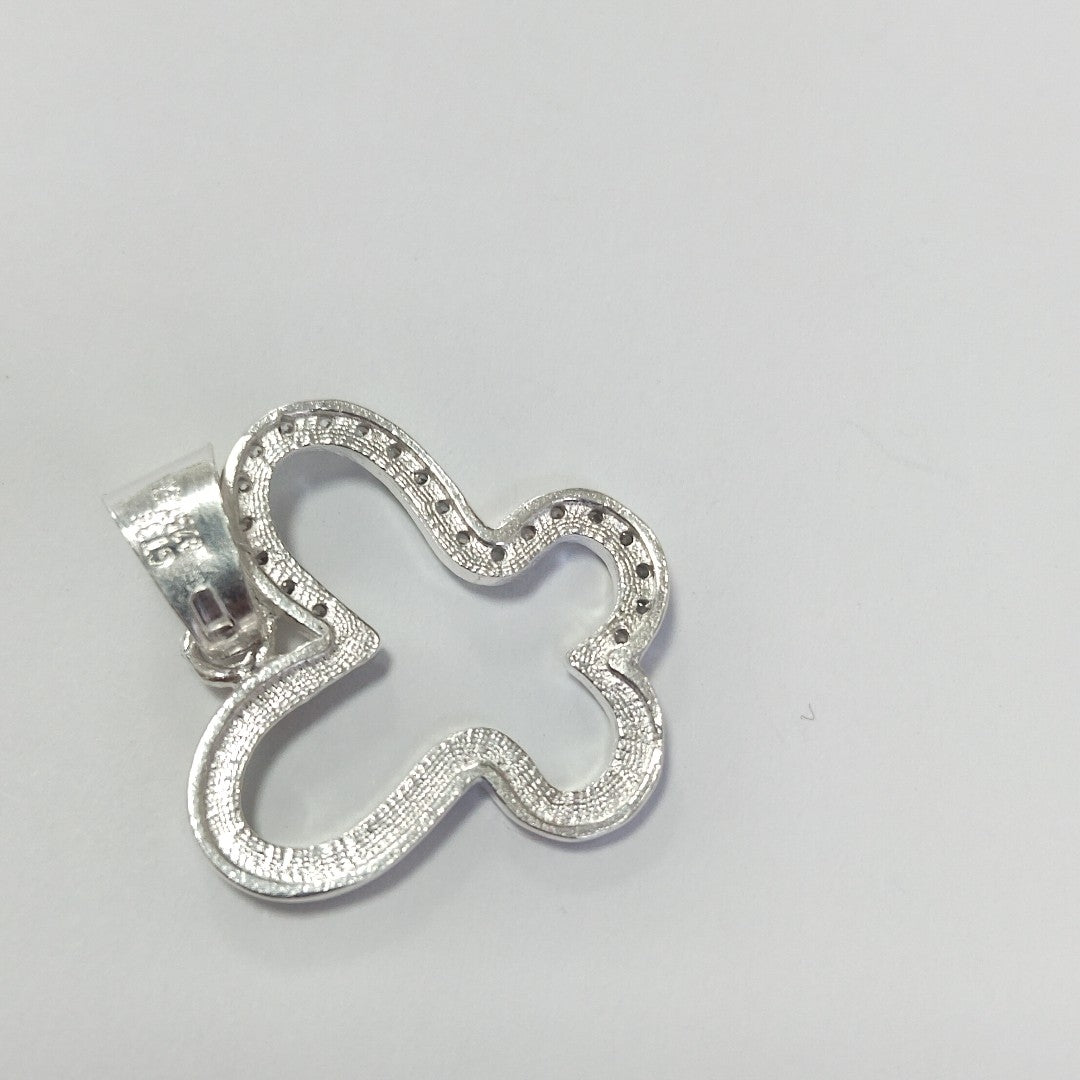 DIJE MARIPOSA C/CIRCONIAS PLATA .925 2.3 GR (NUEVO)