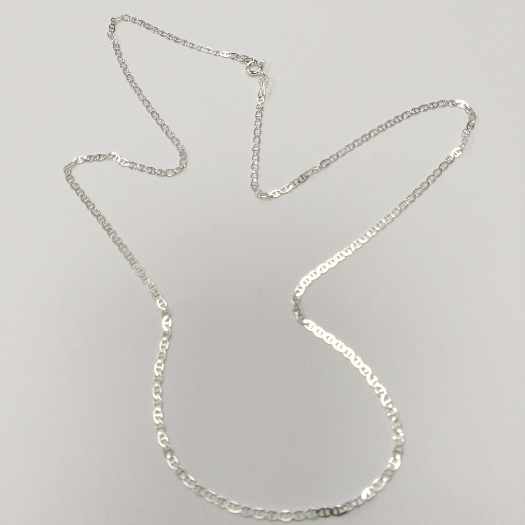 CADENA TEJIDO GUCHI PLATA .925 60 CM 3.8 GR (NUEVO)