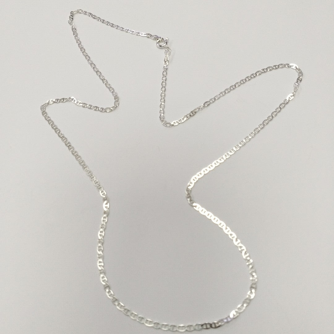 CADENA TEJIDO GUCHI PLATA .925 60 CM 3.8 GR (NUEVO)