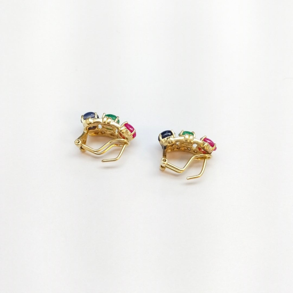 ARETES PAR ORO 14 K 8.4 GRMS (SEMINUEVO)