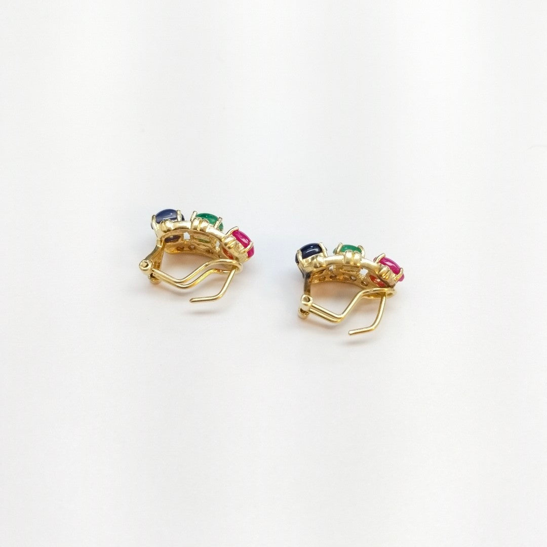 ARETES PAR ORO 14 K 8.4 GRMS (SEMINUEVO)