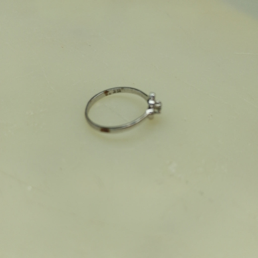 ANILLITO ORO BLANCO 10 K 0,60 GRMS (SEMINUEVO)