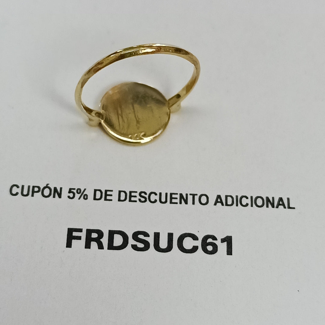 ANILLITO ORO 14 K 2.3 GRMS (SEMINUEVO)