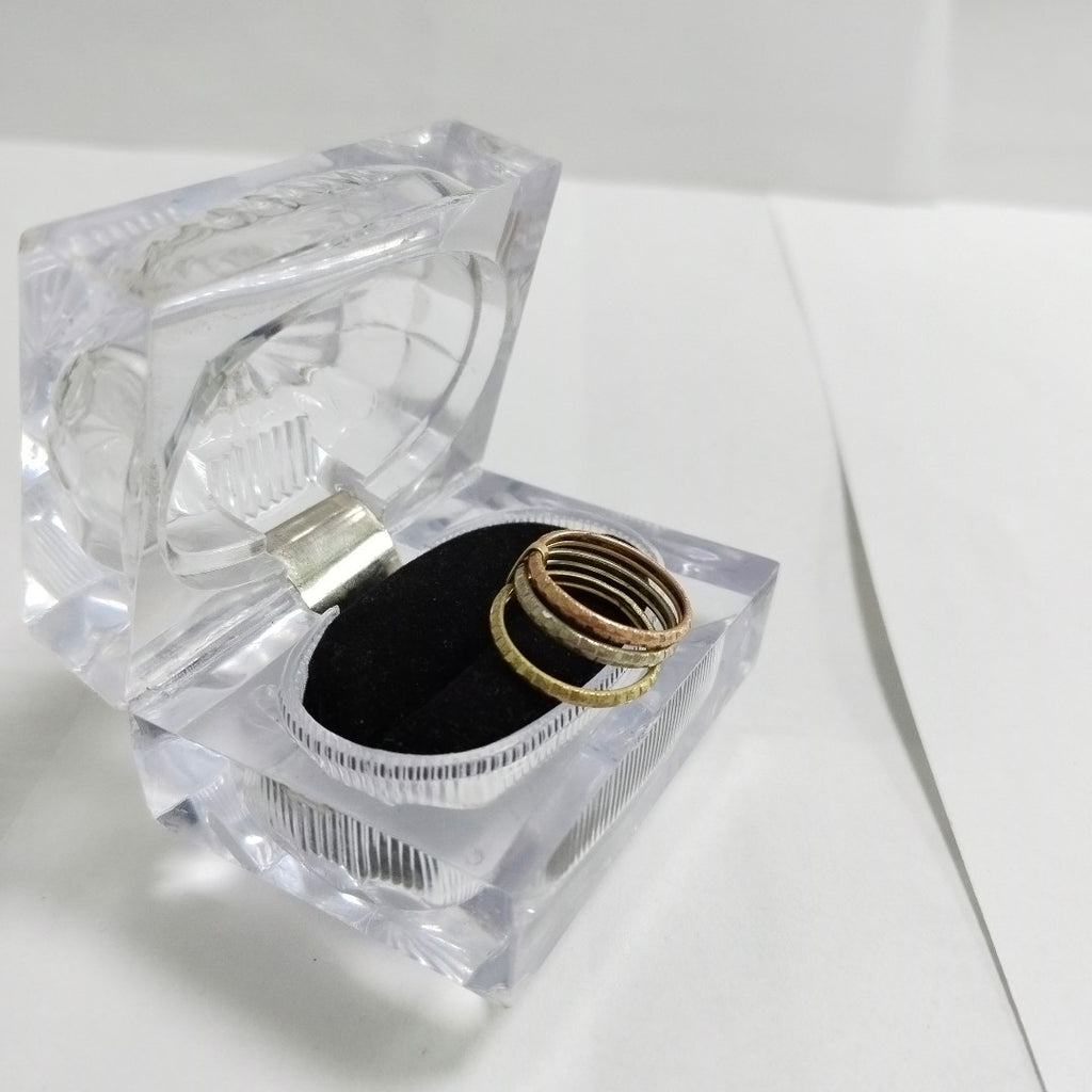 ARGOLLA ORO COMBINADO 14 K 2,20 GRMS (SEMINUEVO)