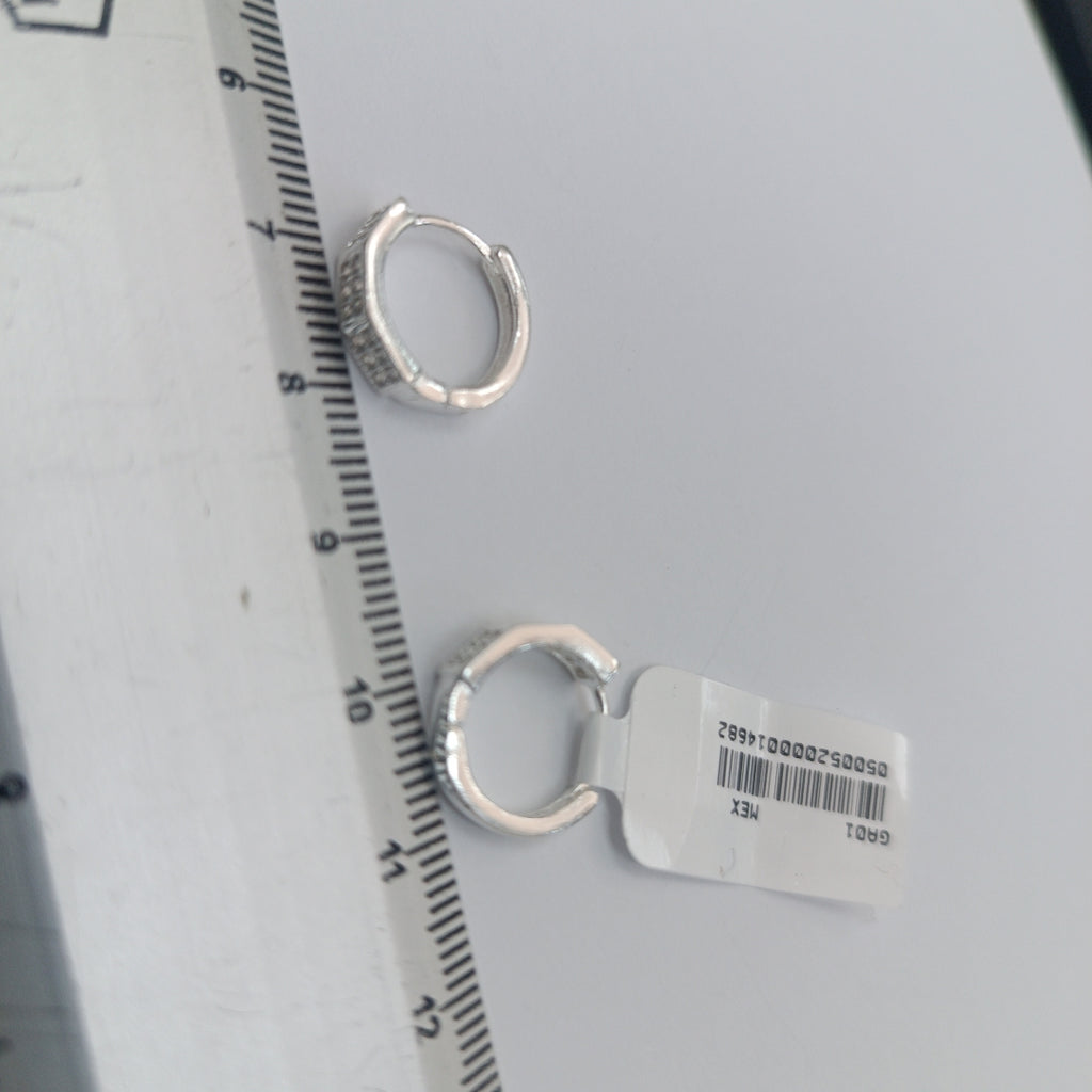 ARRACADAS C/CIRCONIAS PLATA .925 2.6 GR (NUEVO)