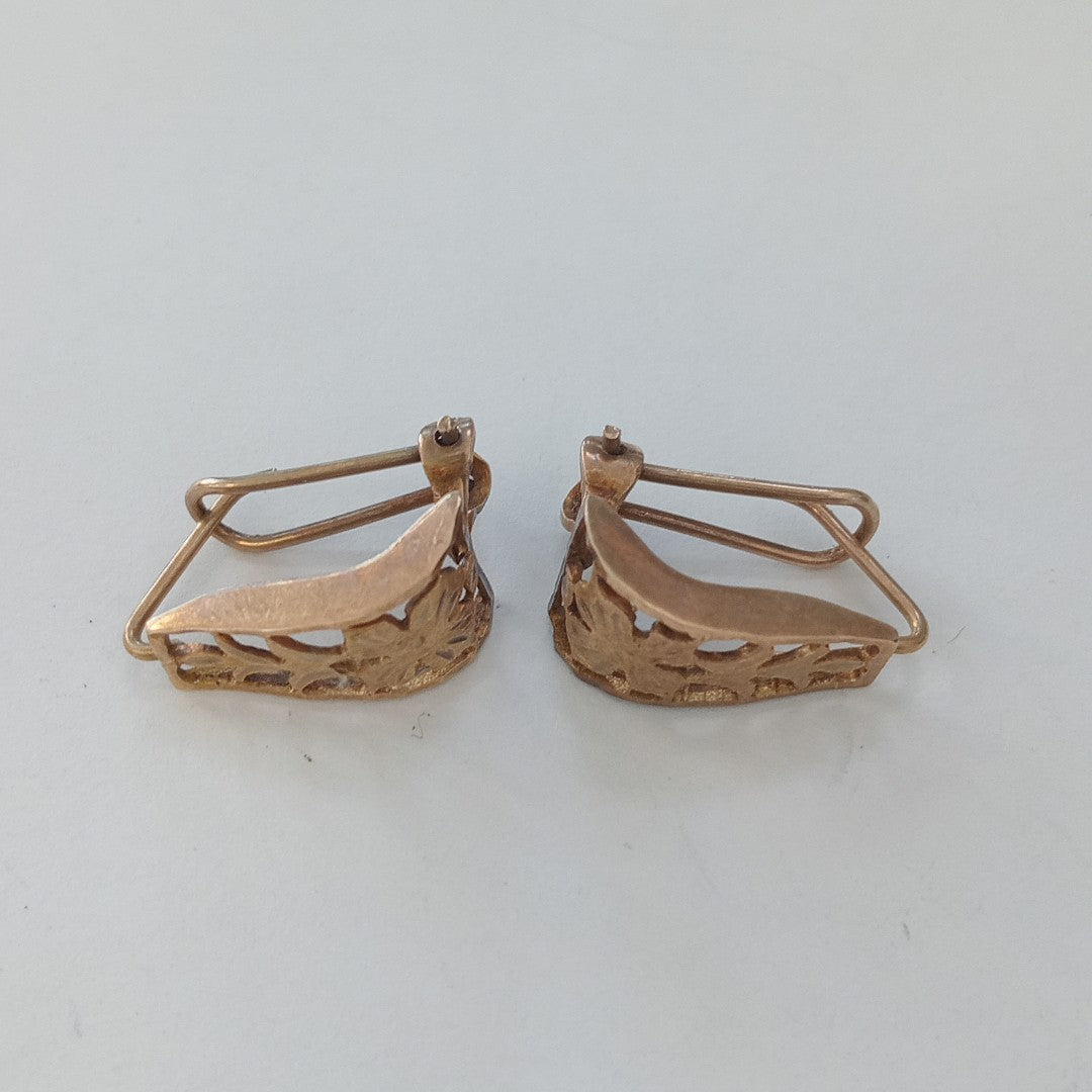 ARETES PAR ORO 8 K 2.9 GRMS (SEMINUEVO)