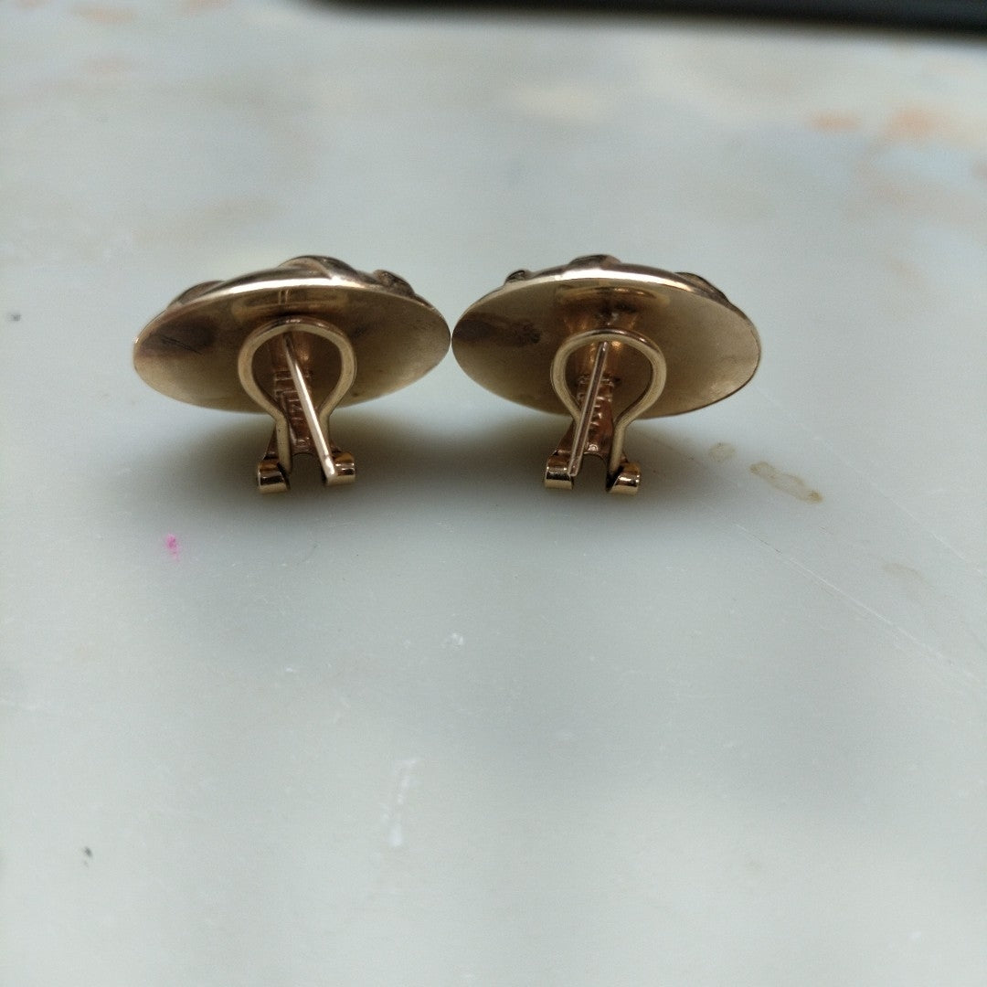 ARETES PAR ORO 14 K 7,70 GRMS (SEMINUEVO)