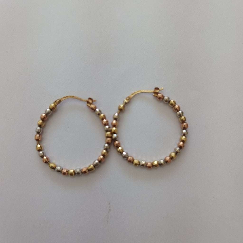 ARRACADAS PAR ORO 10 K 4.4 GRMS (SEMINUEVO)