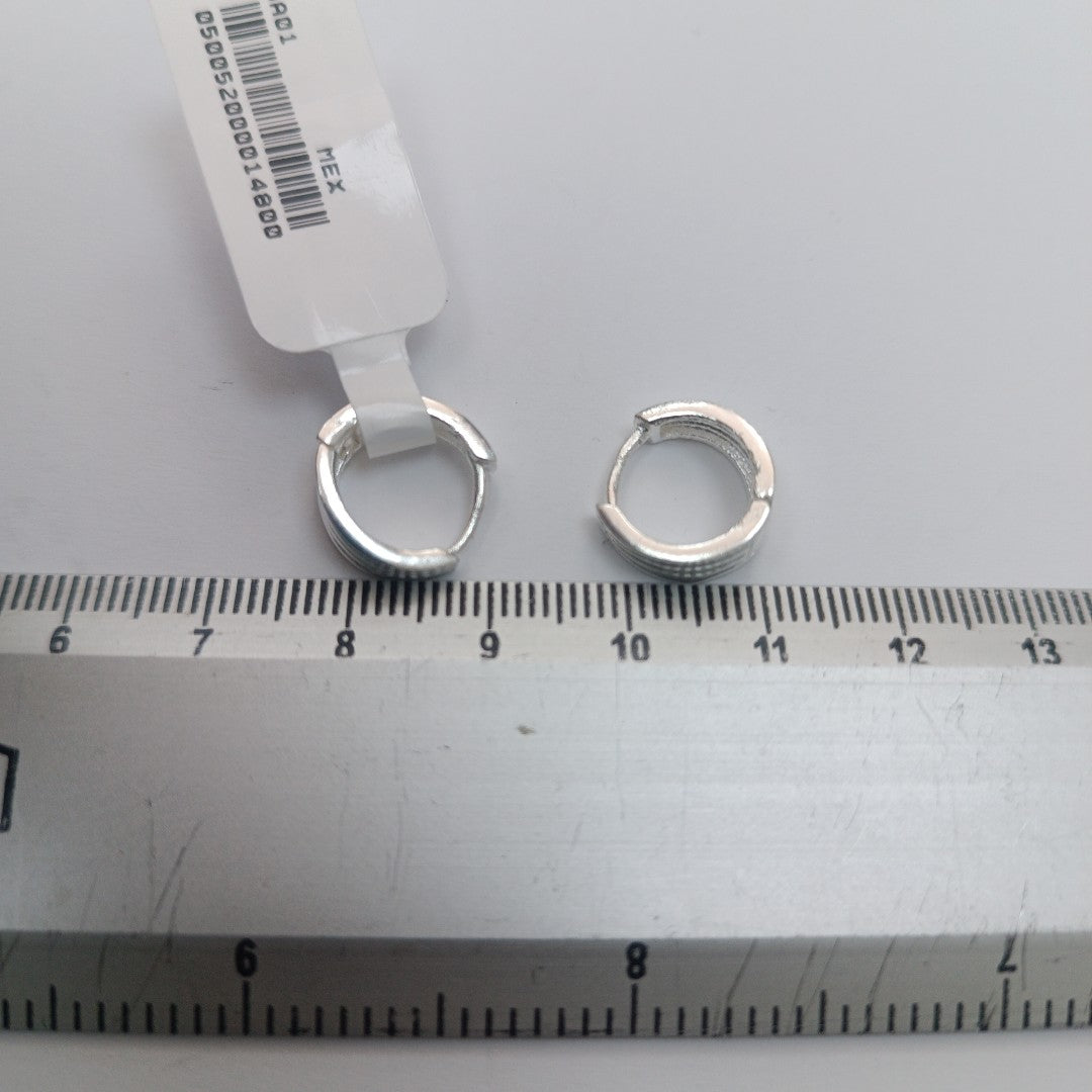 ARRACADAS PLATA .925 2.7 GR (NUEVO)