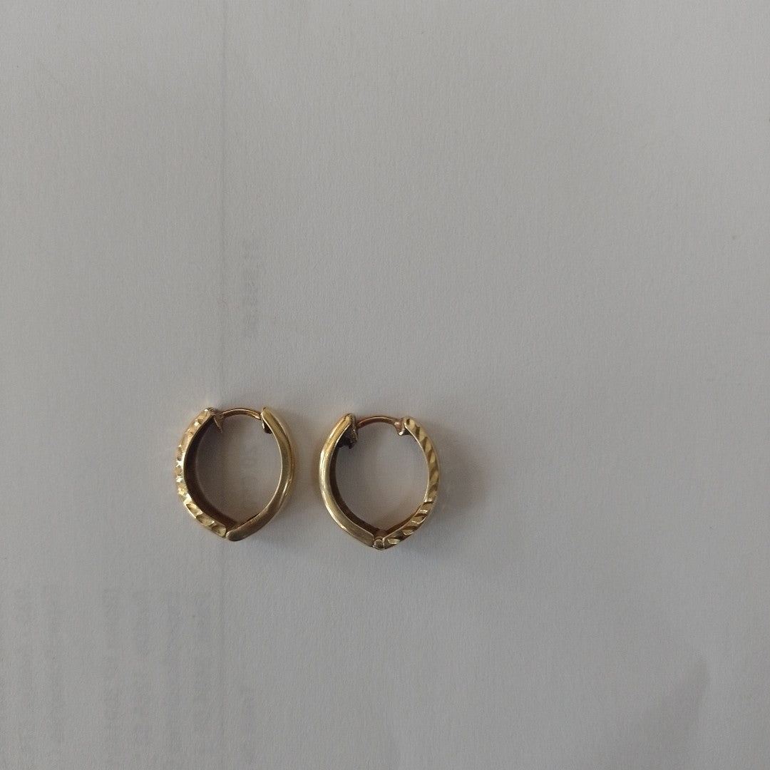 ARRACADAS PAR ORO 14 K 1.5 GRMS (SEMINUEVO)